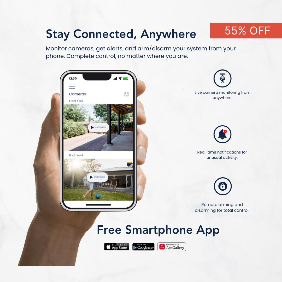 #Gen 2 Home Security Alarm System Package - 18 - Devices + 4 Outdoor Security Camera Pro Connected to Smartphone (Ultimate)IdentityLock Security®product_name# - IdentityLock Security®