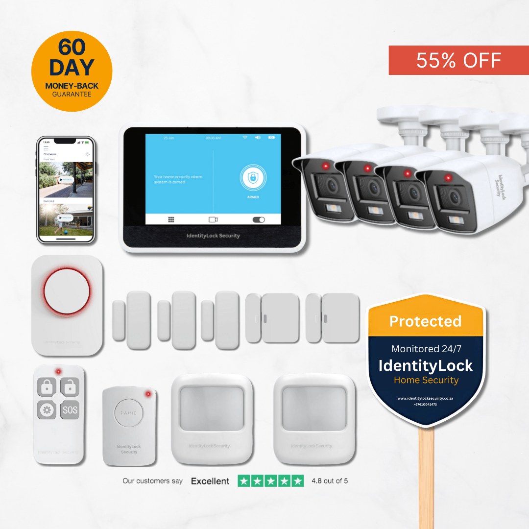 #Gen 2 Home Security Alarm System Package - 18 - Devices + 4 Outdoor Security Camera Pro Connected to Smartphone (Ultimate)IdentityLock Security®product_name# - IdentityLock Security®